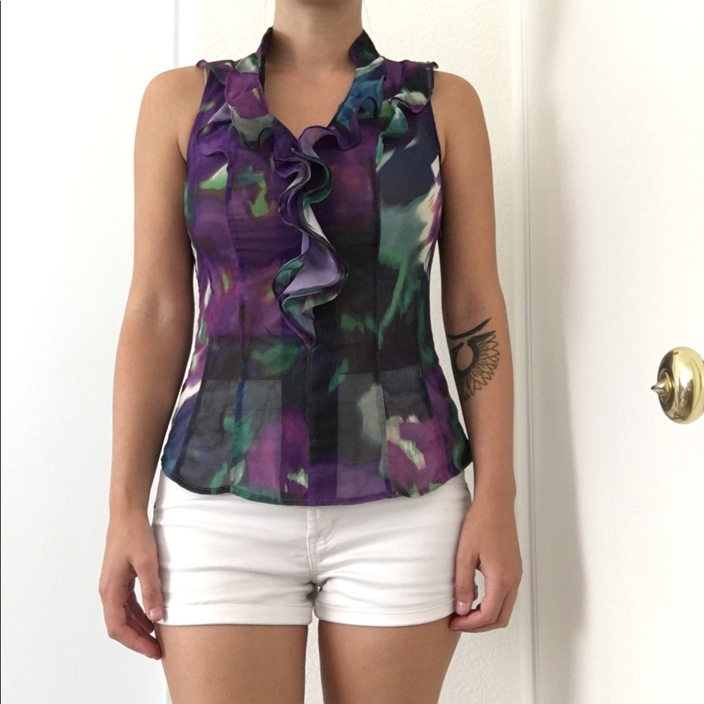 👚 Elegant Sheer Blouse | Women’s XS-Medium
